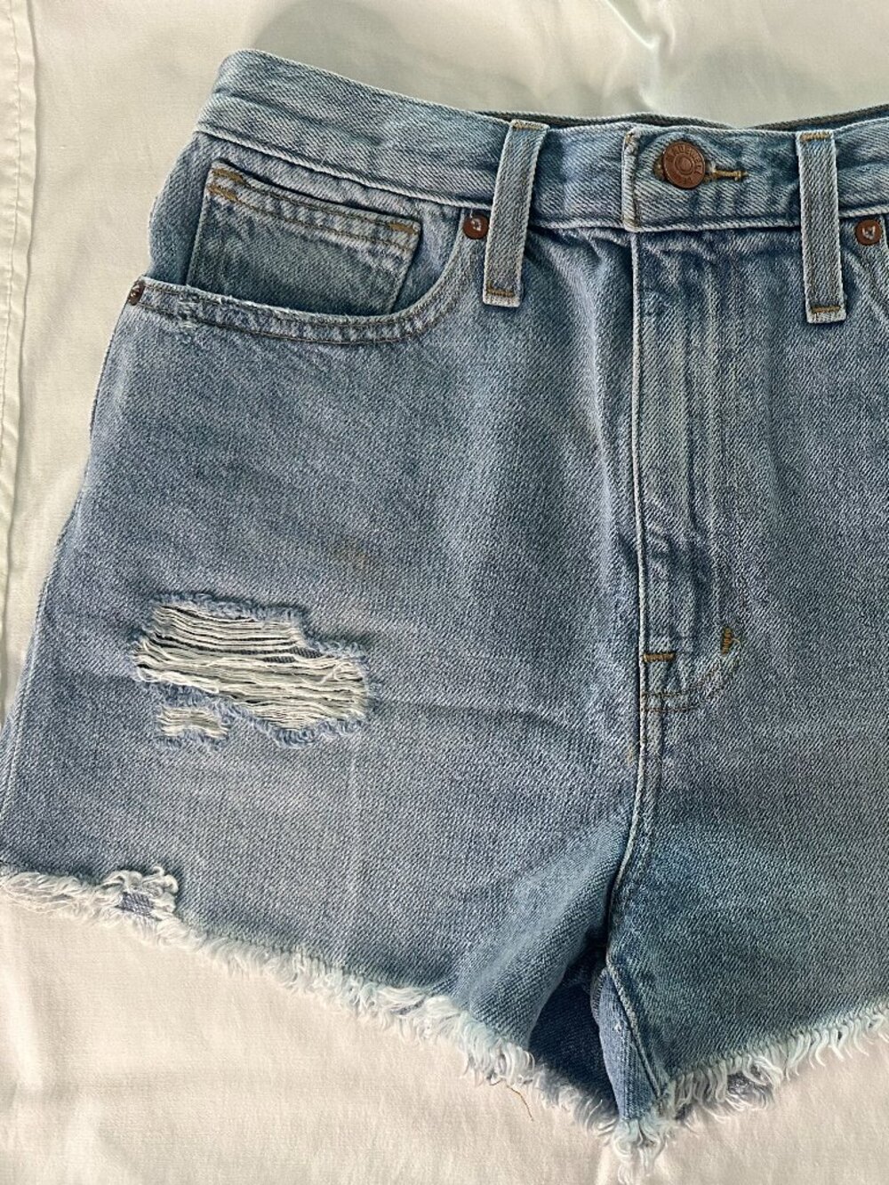 Madewell Momjean Light Wash | siz 27